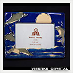 セラミック フォトフレーム 3x5'' イルカA