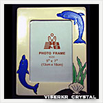 サンドセラミックフレーム 4x7'' イルカ